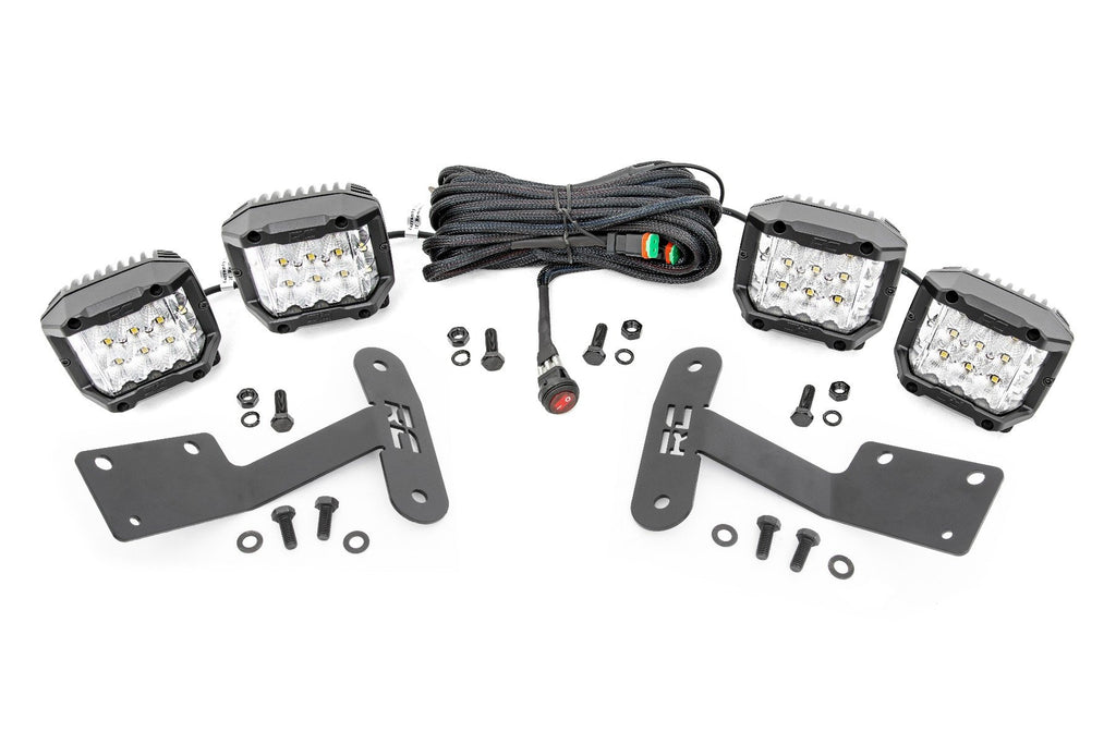 LED Light Kit | Ditch Mount | 3" OSRAM | Wide | Toyota Tundra 2WD/4WD (14-21)