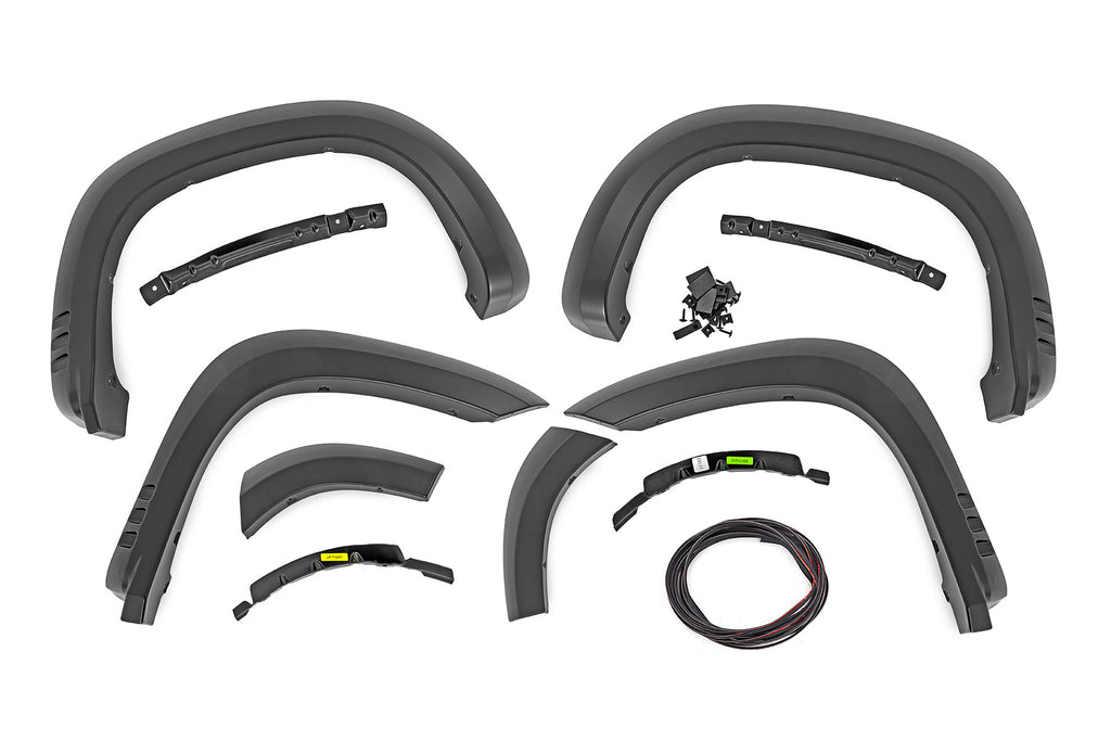 Fender Flares | SF1 | GAN Silver Ice Metallic | Chevy Silverado 1500 2WD/4WD (2019-2025 & Classic)