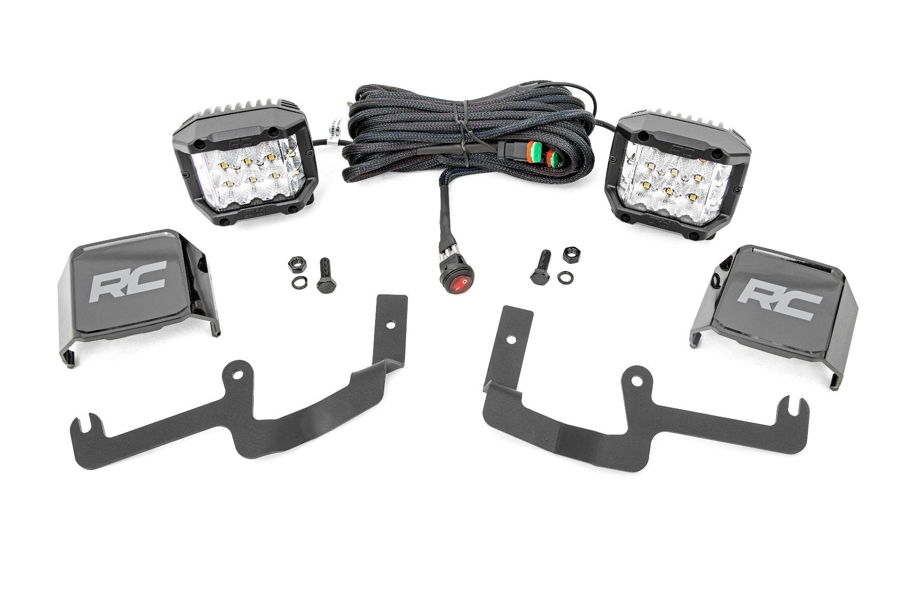 LED Light Kit | Ditch Mount |  3" OSRAM | Wide | Chevy Silverado 1500 (19-24)