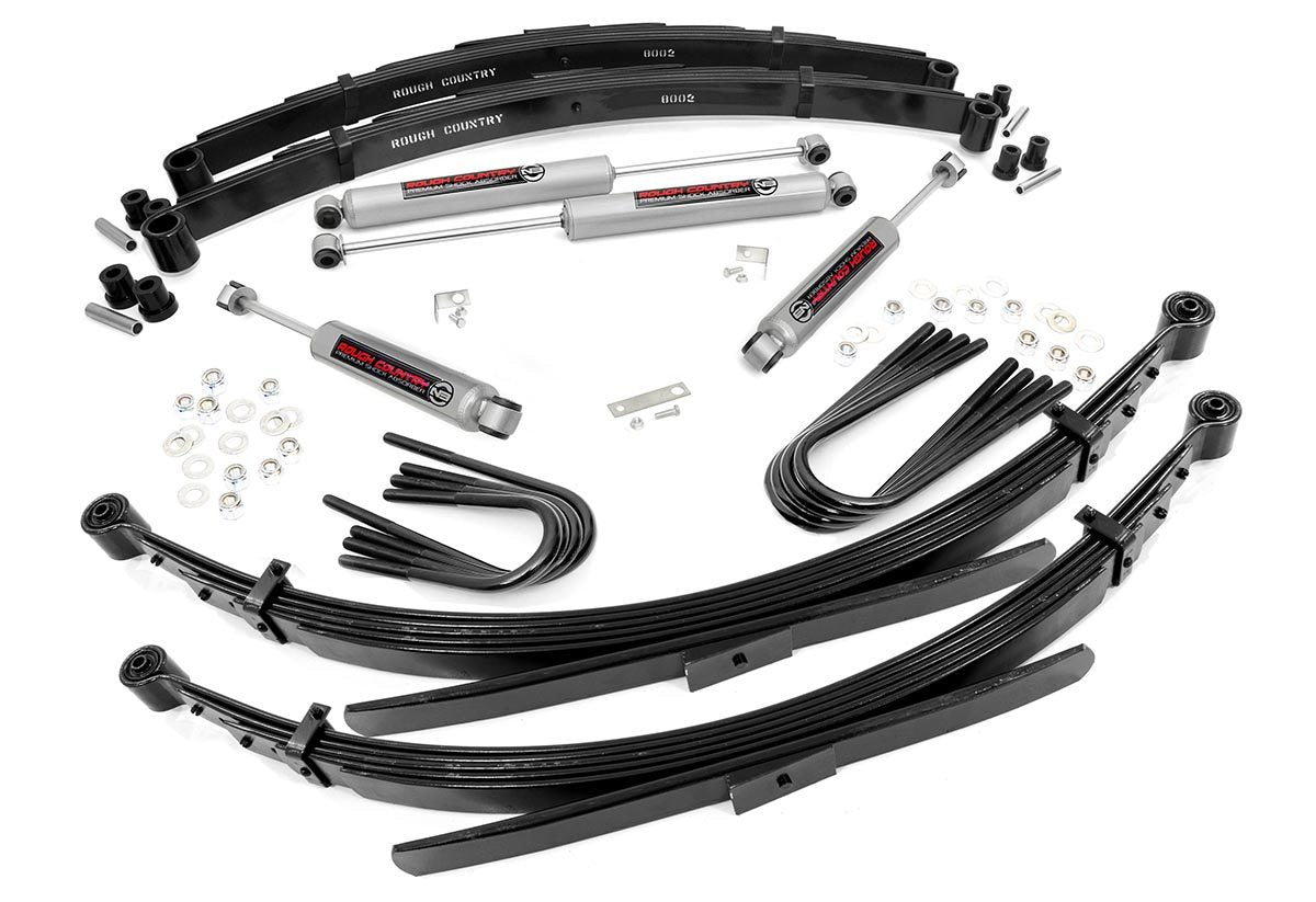 2 Inch Lift Kit | 52 Inch RR Springs | Chevy Half-Ton Suburban/K5 Blazer (88-91)
