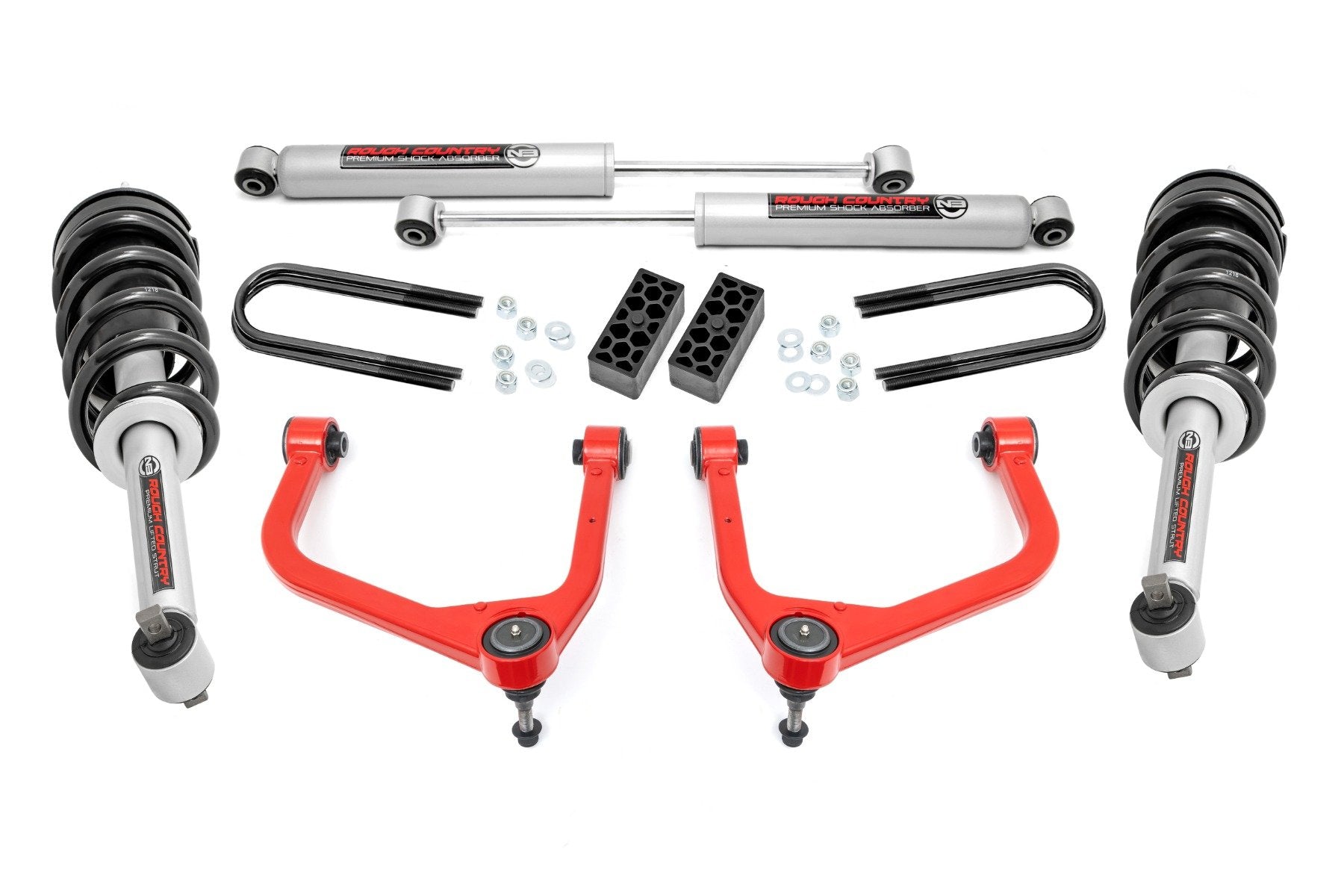 3.5 Inch Lift Kit | N3 Struts | Chevy Silverado 1500 2WD/4WD (2025)