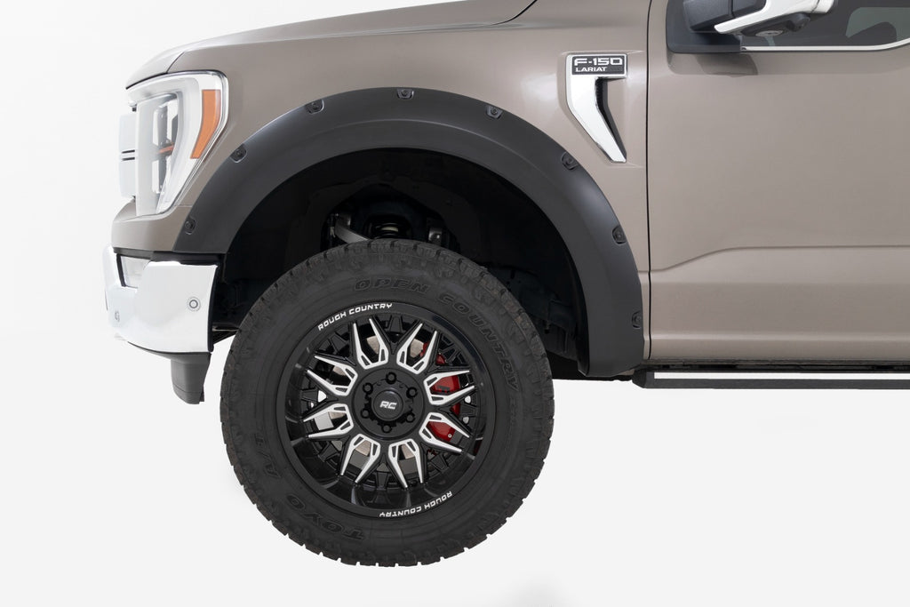 Pocket Fender Flares | G4 Azure Gray | Ford F-150 2WD/4WD (2021-2025)