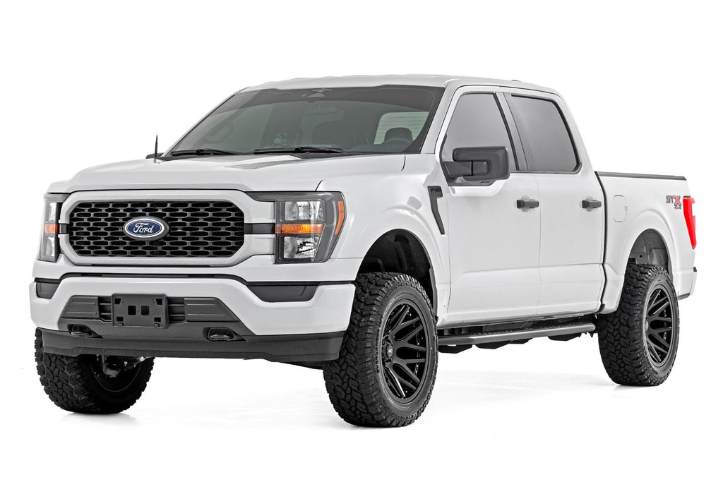 OV2 Running Boards | Side Step Bars | Crew Cab | Ford F-150/Lightning/F-250/F-350 (15-25)