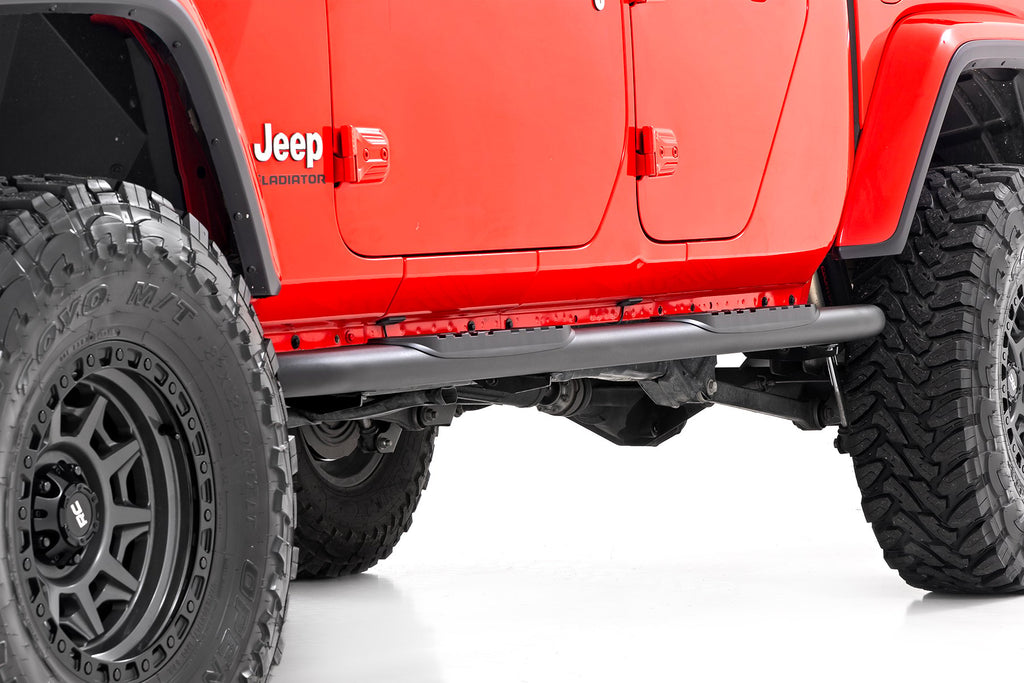 Oval Nerf Steps | Black | Jeep Gladiator JT 4WD (2020-2025)