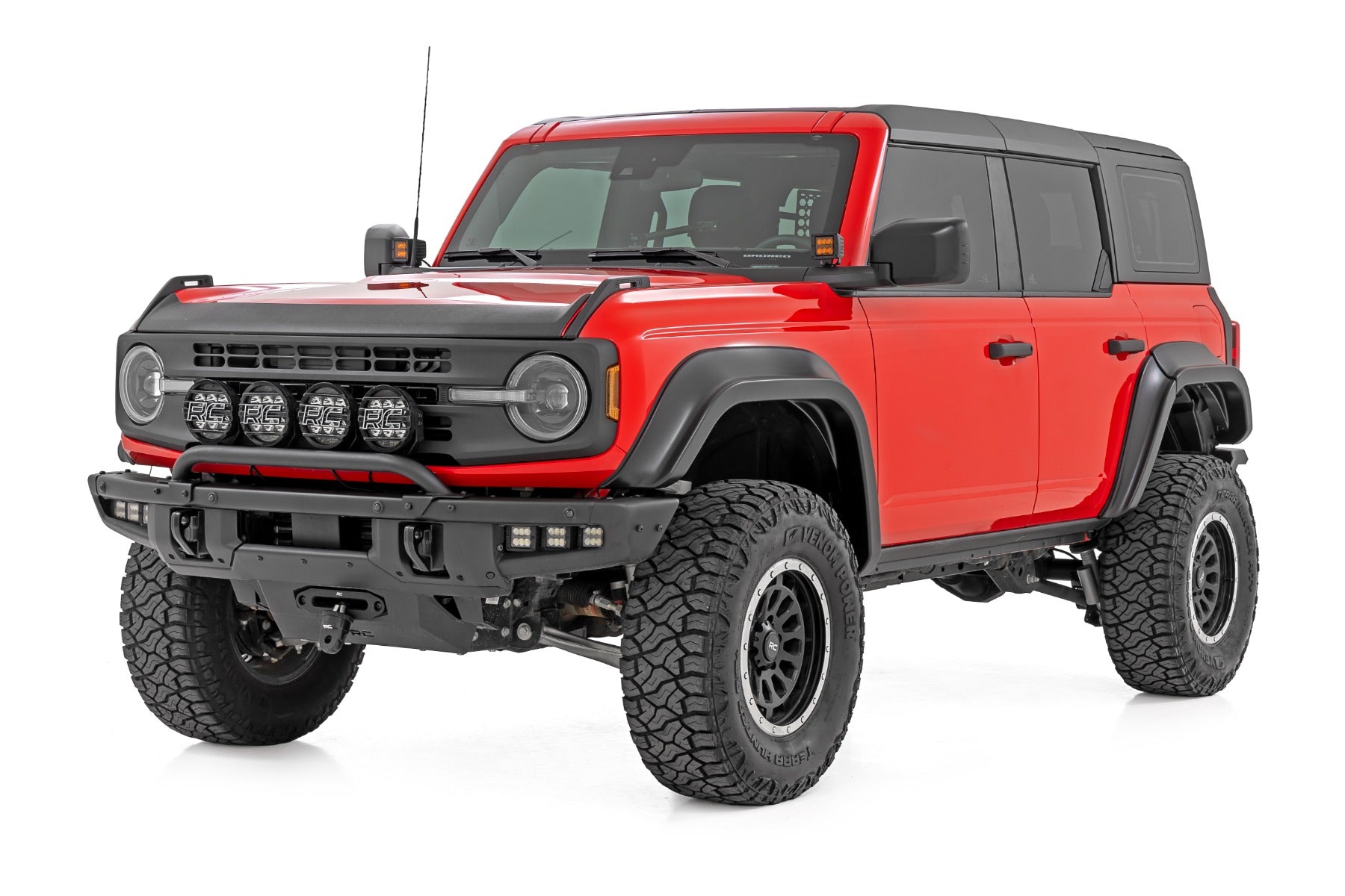 Fender Flares | PQ Race Red | Ford Bronco 4WD (2021-2025)