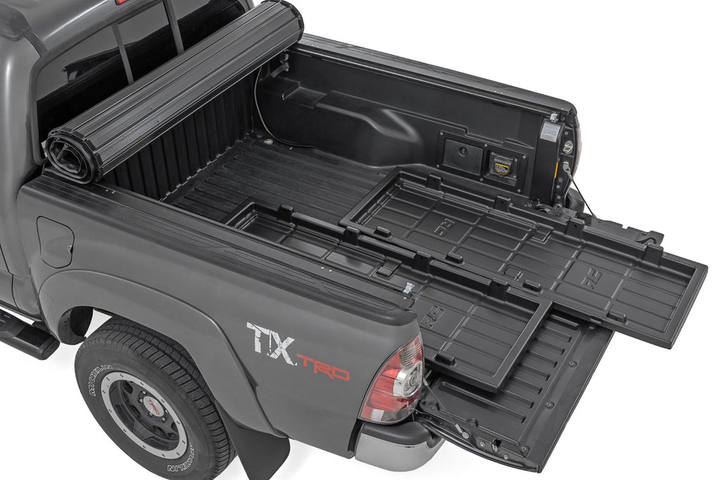 Truck Bed Cargo Storage Tray | Medium Bed Storage Tray | Easy Access | Toyota Tacoma (05-25)