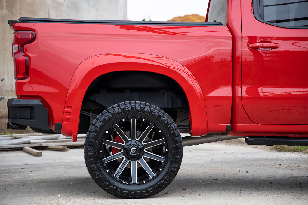 Fender Flares | SF1 | GLT Glacier Blue | Chevy Silverado 1500 2WD/4WD (2019-2025 & Classic)