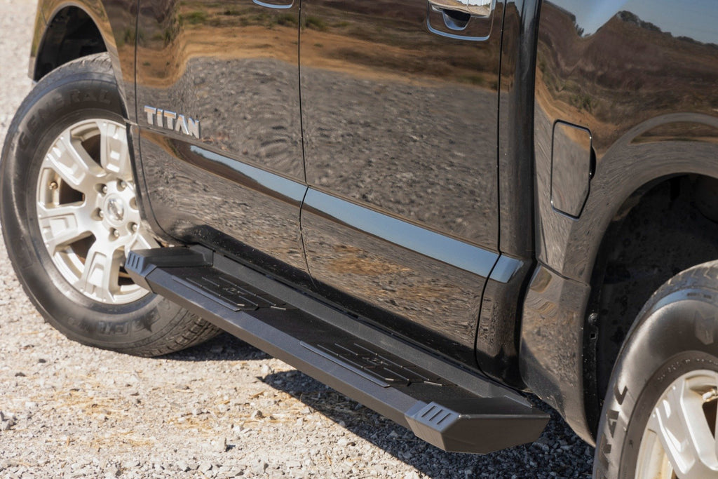 HD2 Aluminum Running Boards | Crew Cab | Nissan Titan 2WD/4WD (2004-2024)