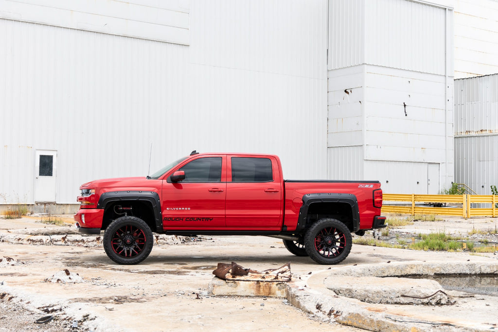 Fender Flares | Defender l 5'9" Bed  | G1K Deep Ocean Blue | Chevy Silverado 1500 (14-18)