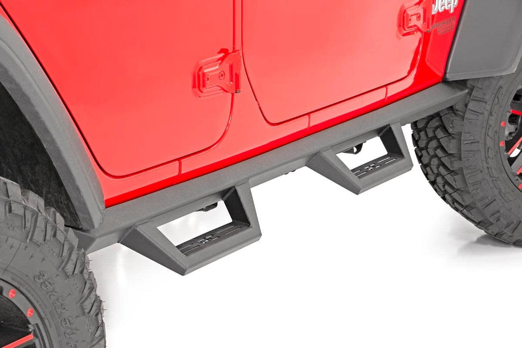 Contoured Drop Steps | 4 Door | Jeep Wrangler JL (21-24)/Wrangler Unlimited (18-25) 
