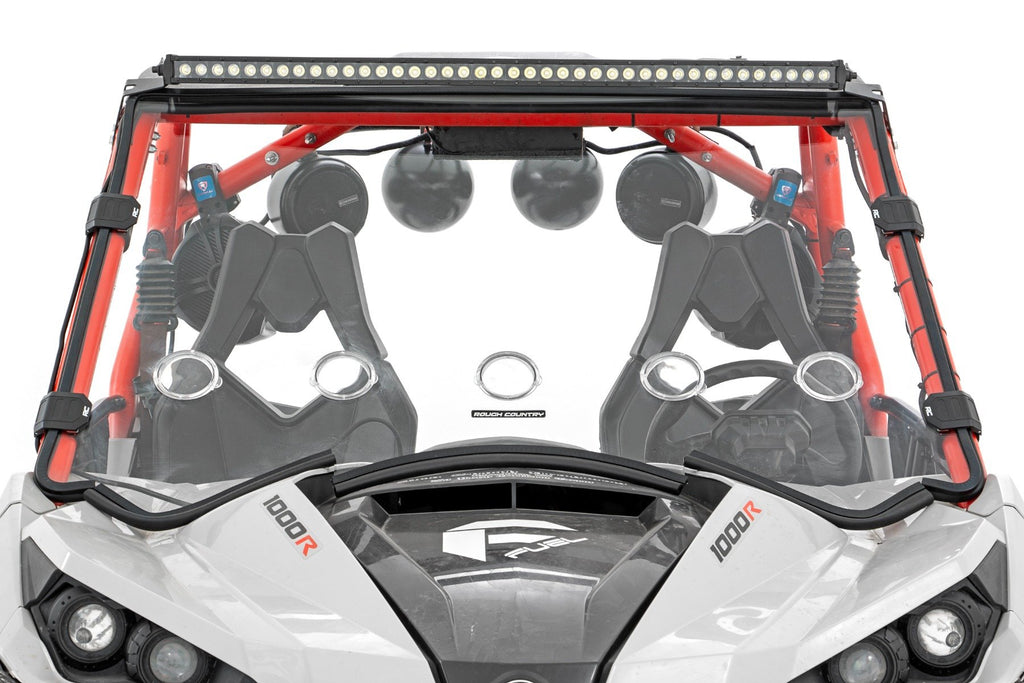 LED Light Kit | Front Mount | 40" Black Single Row | Can-Am Commander Max 1000 