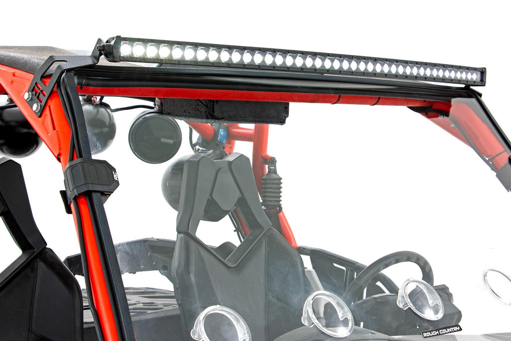 LED Light Kit | Front Mount | 40" Black Single Row | Can-Am Commander Max 1000 