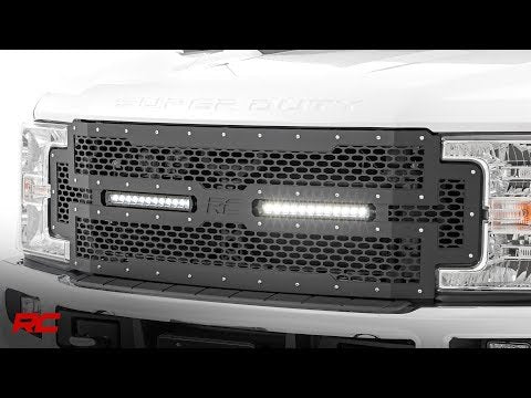Mesh Grille | Ford F-250/F-350 Super Duty 2WD/4WD (2017-2019) - Video
