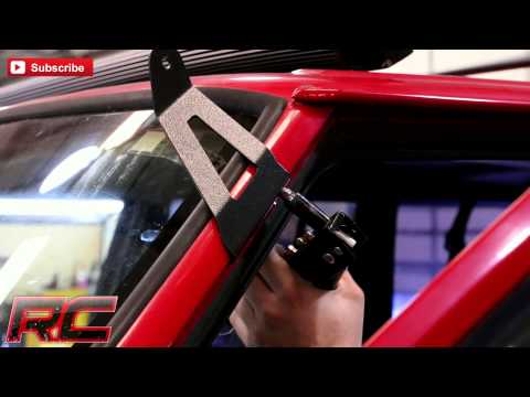 LED Light Kit | Windshield Mount | 50" BLK Dual Row | Jeep Cherokee XJ (84-01) - Video