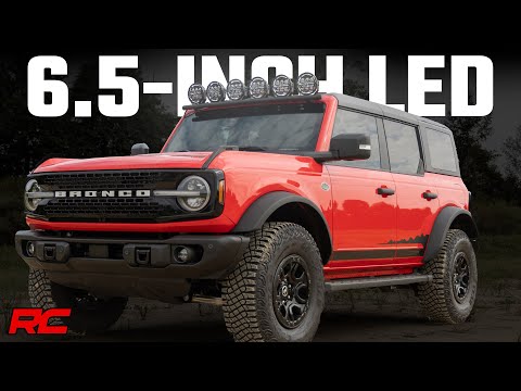 Black Series Halo LED Light Pair | White/Amber DRL | 6.5 Inch | Round - Video