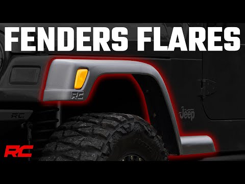 Fender Flares | 5.5" Wide | Jeep Wrangler TJ (97-06)/Wrangler Unlimited (04-06)  - Video