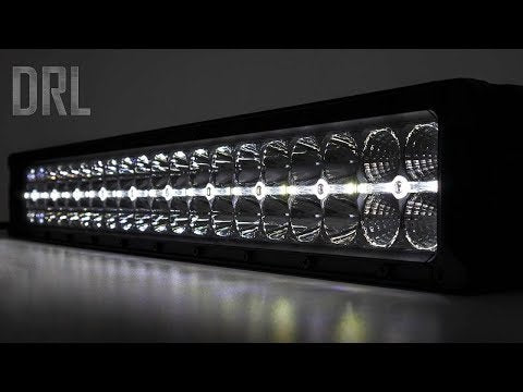 50 Inch Black Series LED Light Bar | Dual Row | Cool White DRL - Video