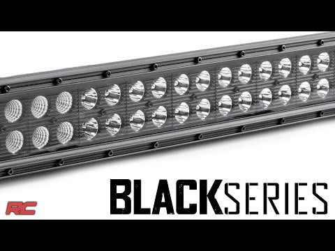 8 Inch Black Series LED Light Bar | Single Row | Pair - Video