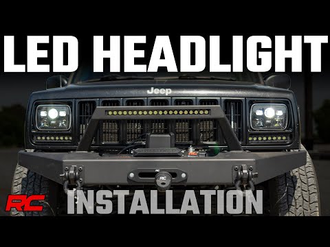 5"x7" LED Headlights | DOT Approved | Jeep Cherokee XJ 2WD/4WD (1984-2001) - Video