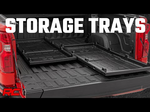 Truck Bed Cargo Storage Tray | Medium Bed Storage Tray | Easy Access | Toyota Tacoma (05-25) - Video