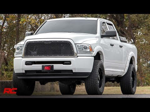 Mesh Grille | 30" Dual Row LED | Black | Ram 2500/3500 2WD/4WD (2013-2018) - Video