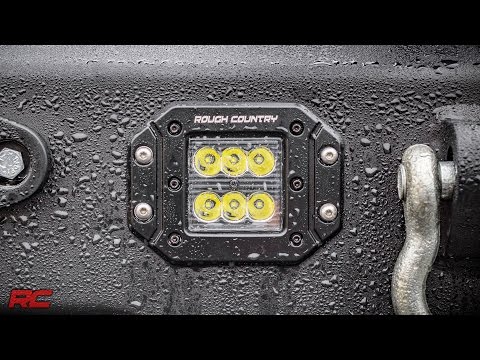 2 Inch Black Series LED Light Pods  | Pair | Flood | Flush Mount - Video