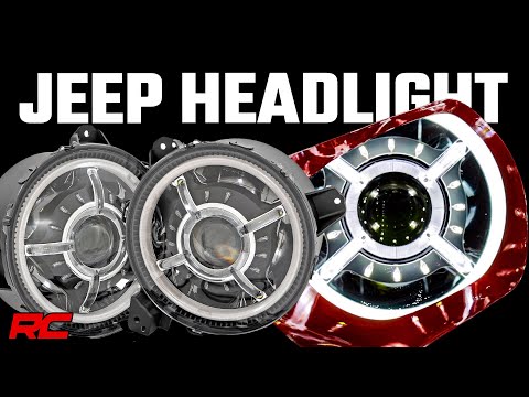 9 Inch DRL Halo LED Headlights | DOT Approved | Jeep Gladiator JT/Wrangler JL (18-25) - Video