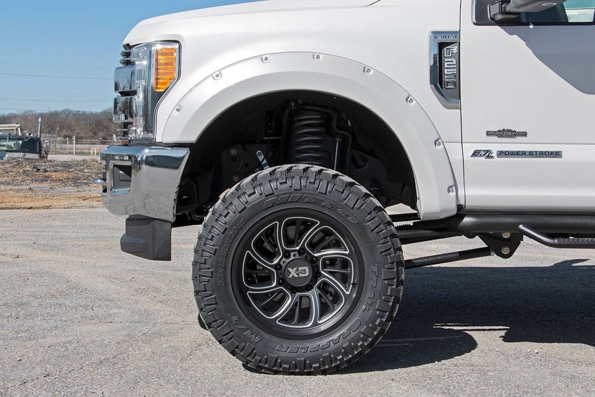 Pocket Fender Flares | J7 Magnetic Gray | Ford F-250/F-350 Super Duty (17-22)