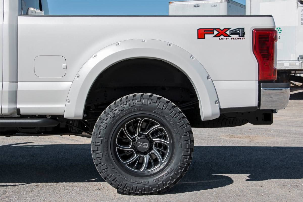 Pocket Fender Flares | BN Silver Spruce | Ford F-250/F-350 Super Duty (17-22)