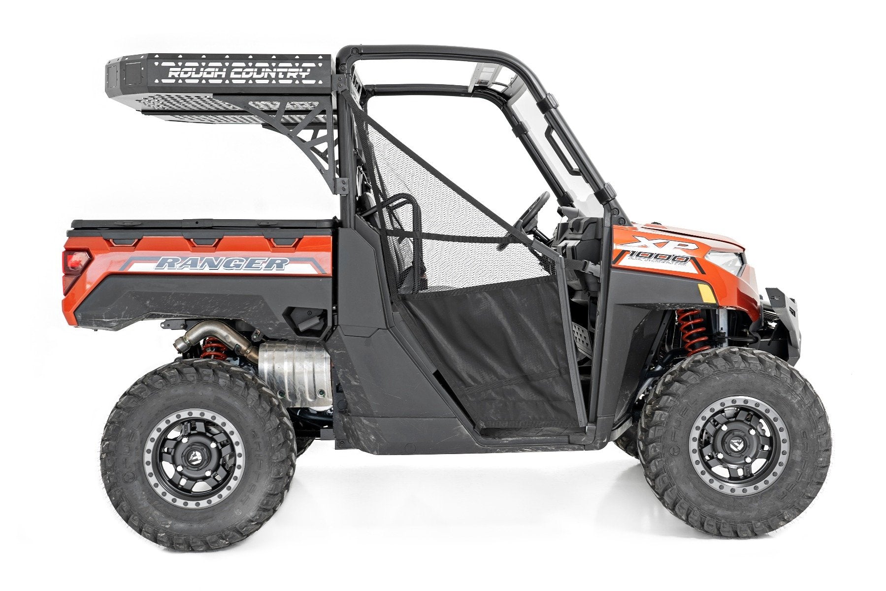 Cargo Rack | Dual 2" Black LED Pairs | Flush Mount | Polaris Ranger XP 1000 